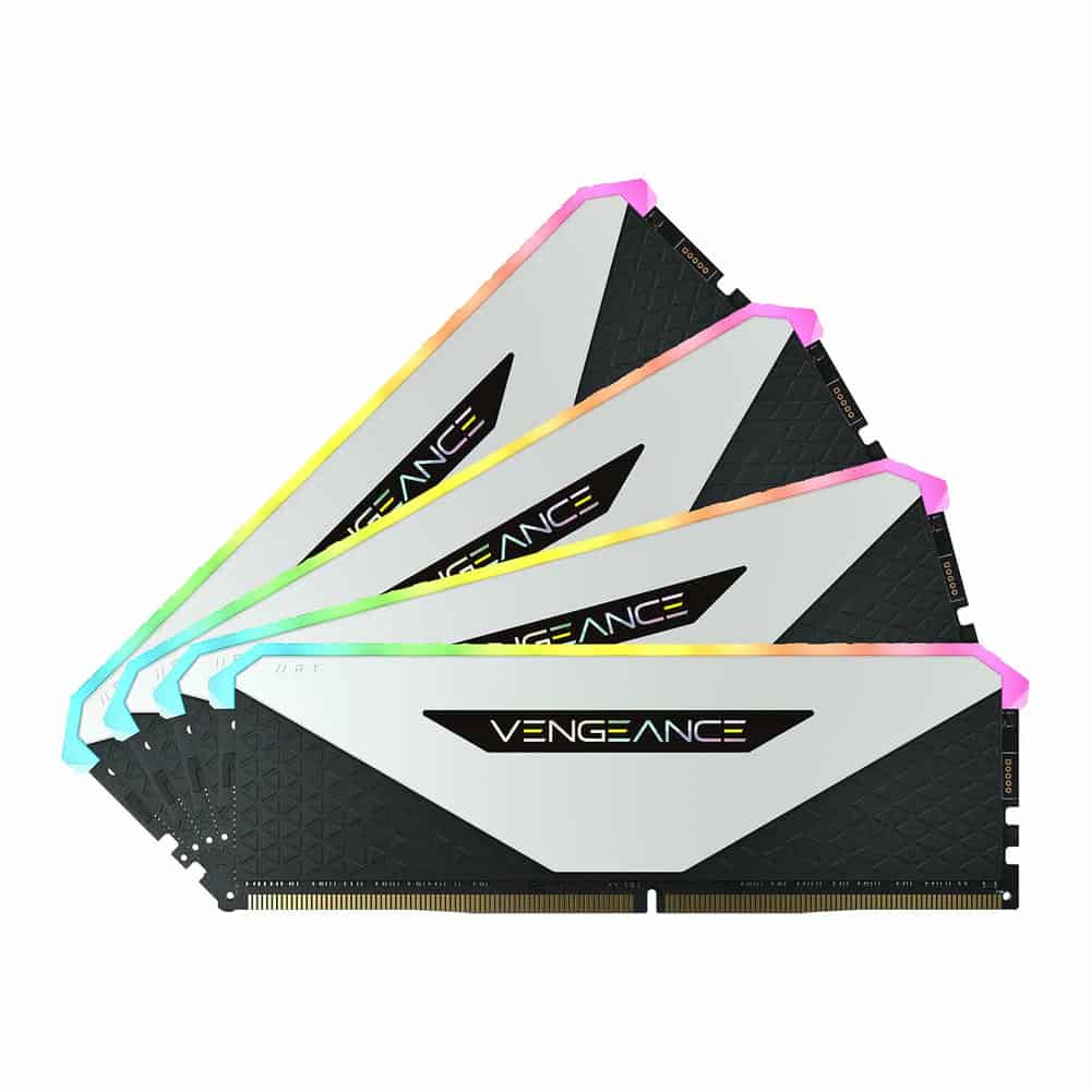 Corsair Vengeance RGB RT White 32GB 3600MHz DDR4 Memory Kit